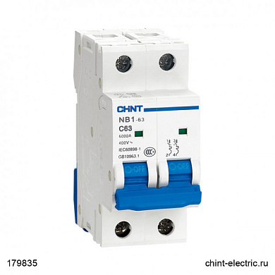 Автовыключатель NB1-63 3P 10A 6KA CHINT